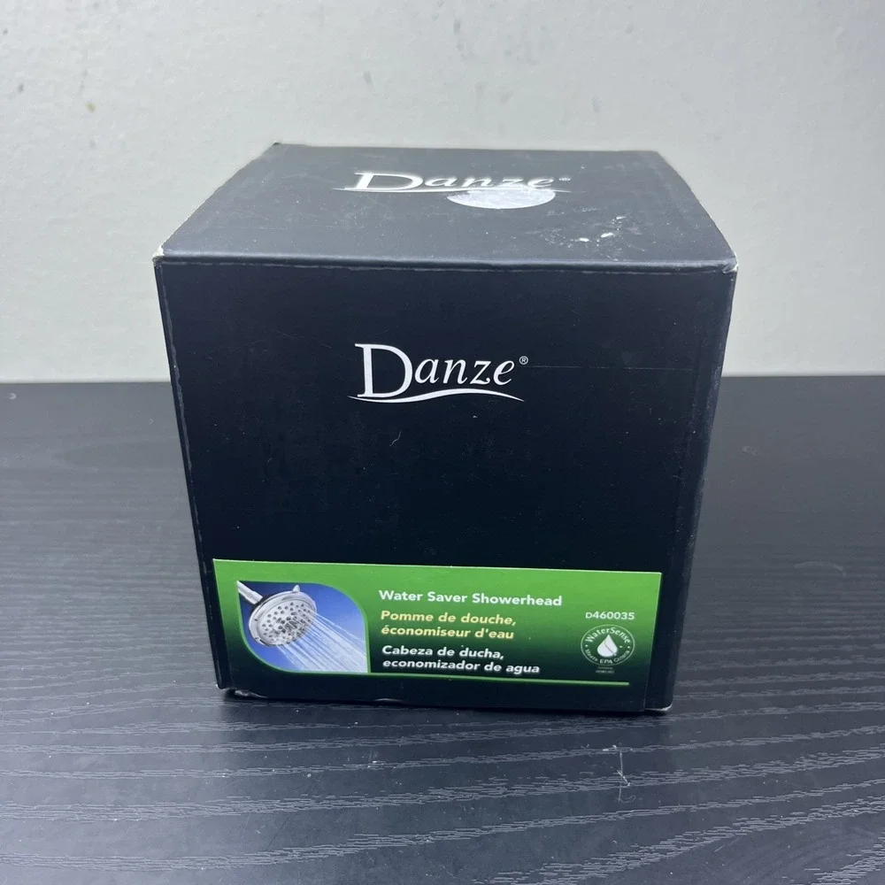 Danze D460030 514E 4-Function Water‎ Saver Shower Head Chrome 4
